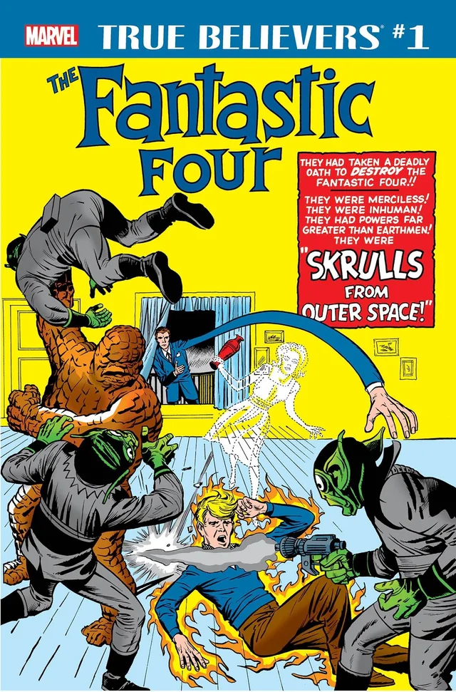 quarteto fantastico primeira aparicao skrulls