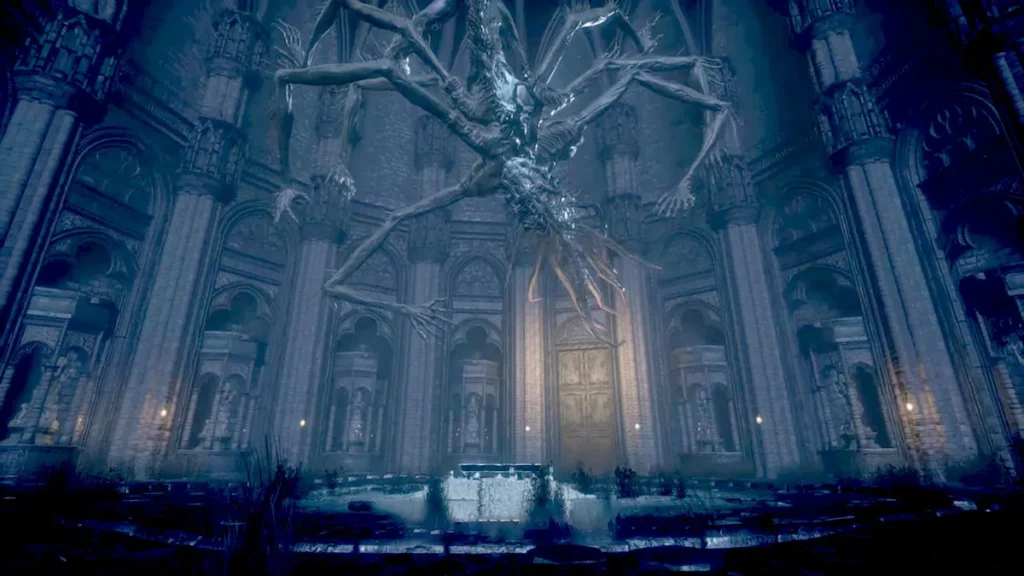 bloodborne amygdala antiga igreja dos misterios local