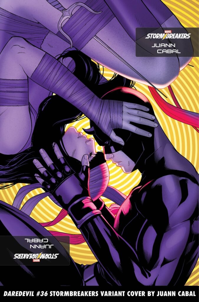 demolidor e elektra marvel comics casal dia dos namorados