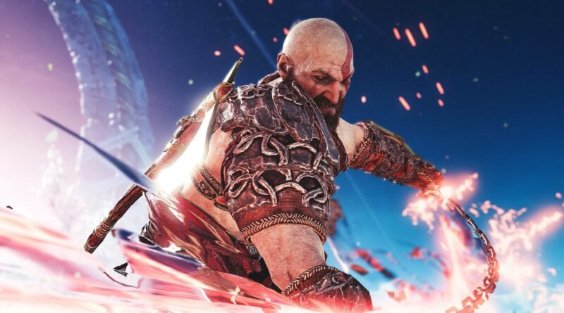 god of war ragnarok kratos laminas do caos