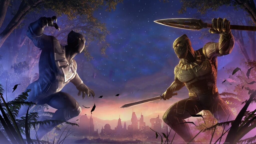 pantera negra vs killmonger marvel torneio de campeoes