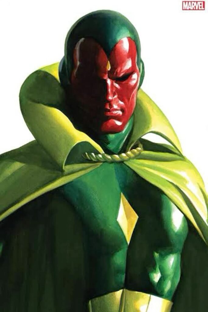 visao alex ross marvel comics