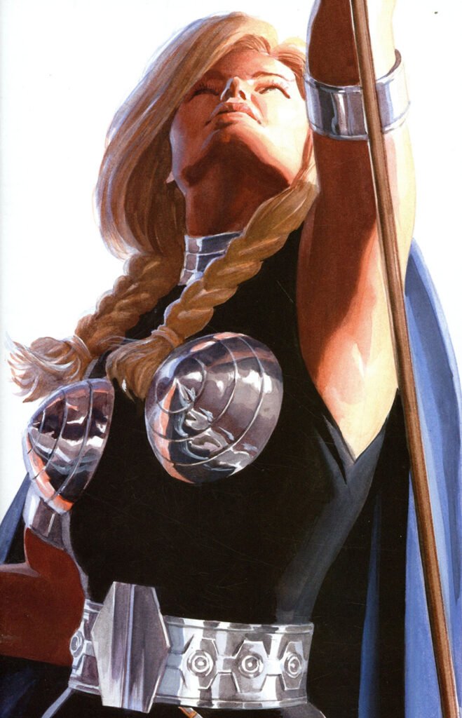 valquiria alex ross marvel comics