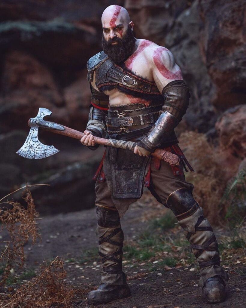 god of war kratos cosplay maul