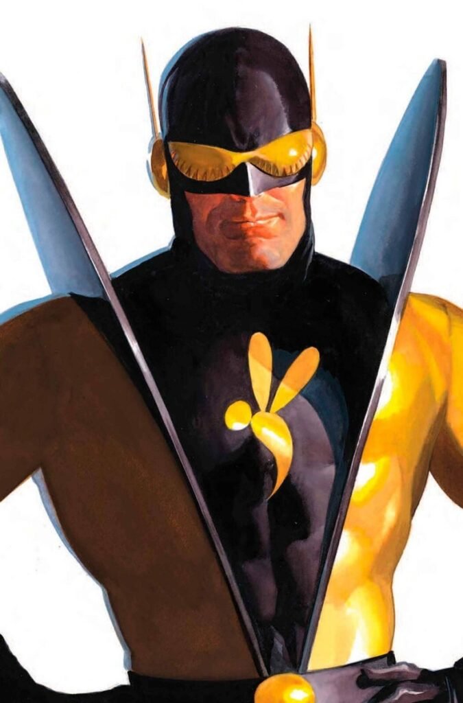 jaqueta amarela marvel alex ross